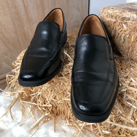 Collections by Clark’s Men’s Black Loafers SZ 10M - Picture 2 of 8